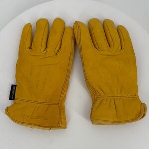 Terra Yellow Leather Gloves